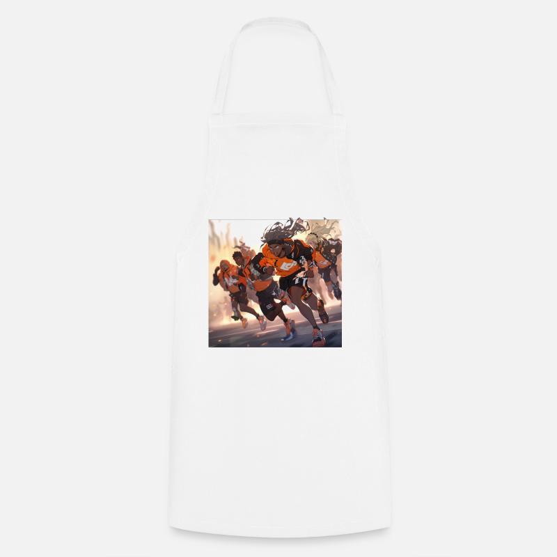 Final sprint! - Cooking Apron - white