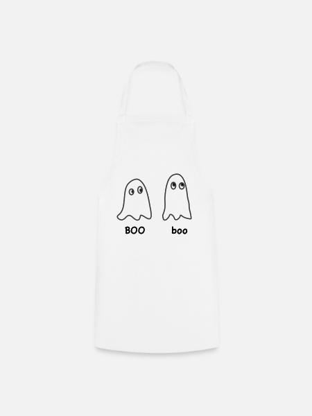 BooboocleanUp - Cooking Apron - white