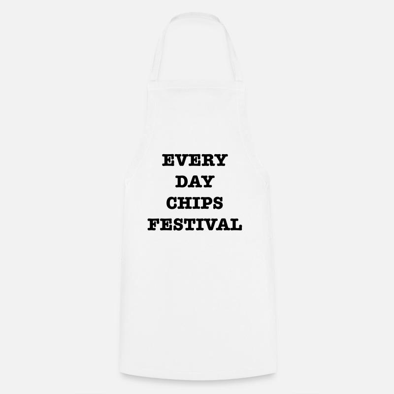 EveryDayChipFest - Cooking Apron - white