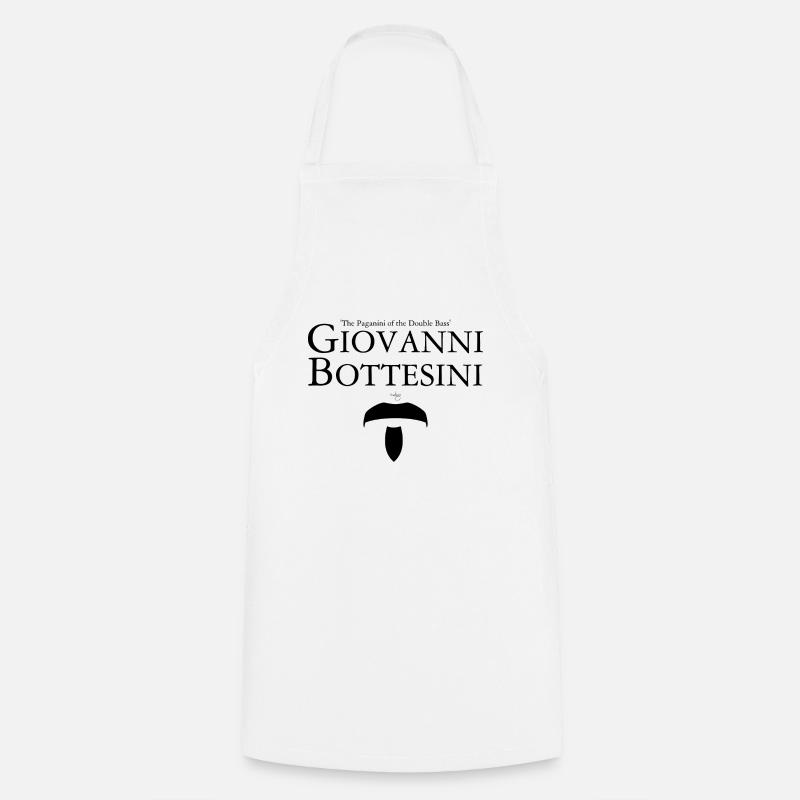 Bottesini Beard SW - Cooking Apron - white