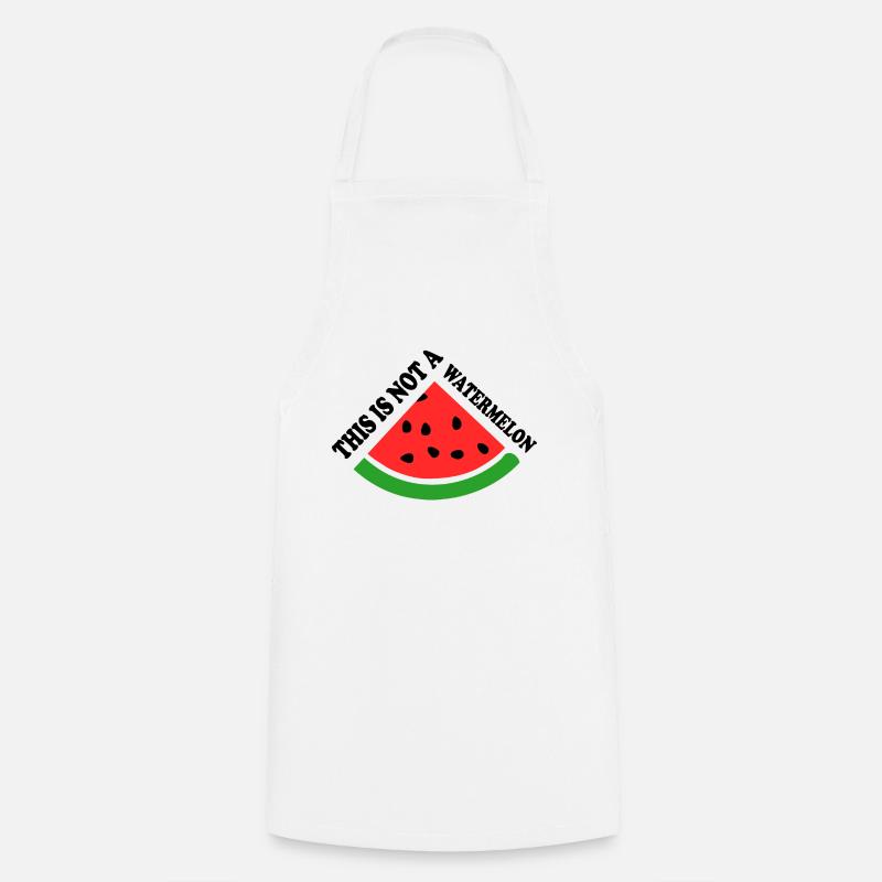 THIS IS NOT A WATERMELON - Kochschürze - Weiß