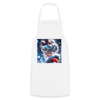 Joyeux Noel #4 - Tablier de cuisine - blanc - Devant - AI Model Male 185 dark (185cm)
