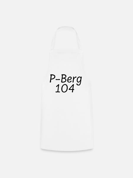 Pberg104 - Kochschürze - Weiß