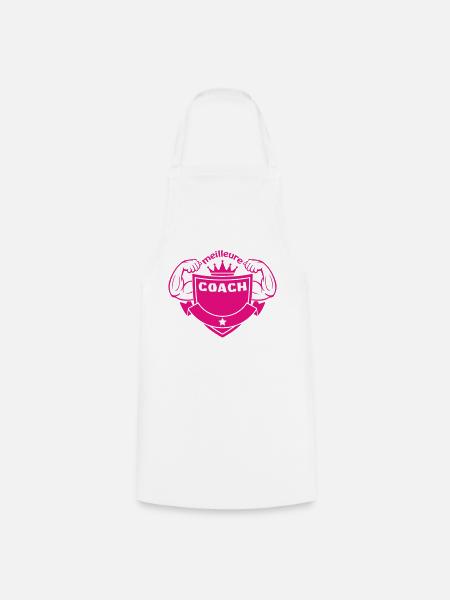 Meilleure COACH - Tablier de cuisine - blanc