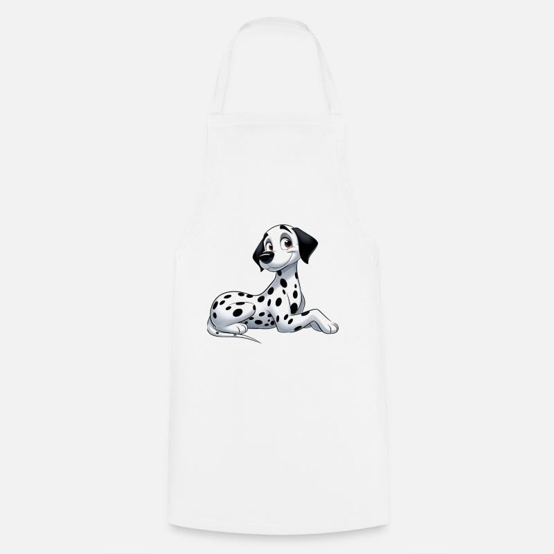 dalmatien - Tablier de cuisine - blanc