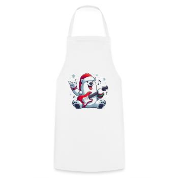polar bear 6 - Tablier de cuisine - blanc - Devant - AI Model Male 185 dark (185cm)