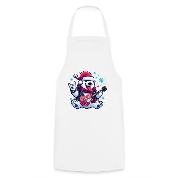 polar bear 5 - Tablier de cuisine - blanc - Devant - AI Model Male 185 dark (185cm)