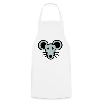 Mouse Mouse Cute Little Rat Rodent Friendly - Cooking Apron - white - Front - AI Model Male 185 dark (185cm)