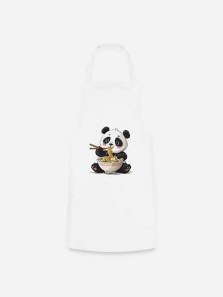 Süßer Panda Ramen - Kochschürze - Weiß