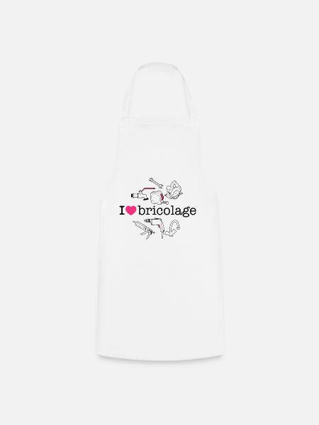 bricolage - Tablier de cuisine - blanc
