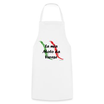 la_mia_moto_varese - Cooking Apron - white - Front - AI Model Male 185 dark (185cm)
