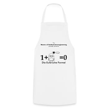 Eulersche Formel Eule Pi Eye - Kochschürze - Weiß - Vorne - AI Model Male 185 dark (185cm)