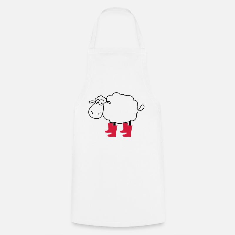 mouton - Tablier de cuisine - blanc