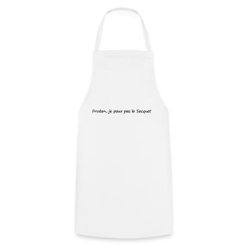 Frodon - Tablier de cuisine - blanc - Devant - AI Model Male 185 dark (185cm)