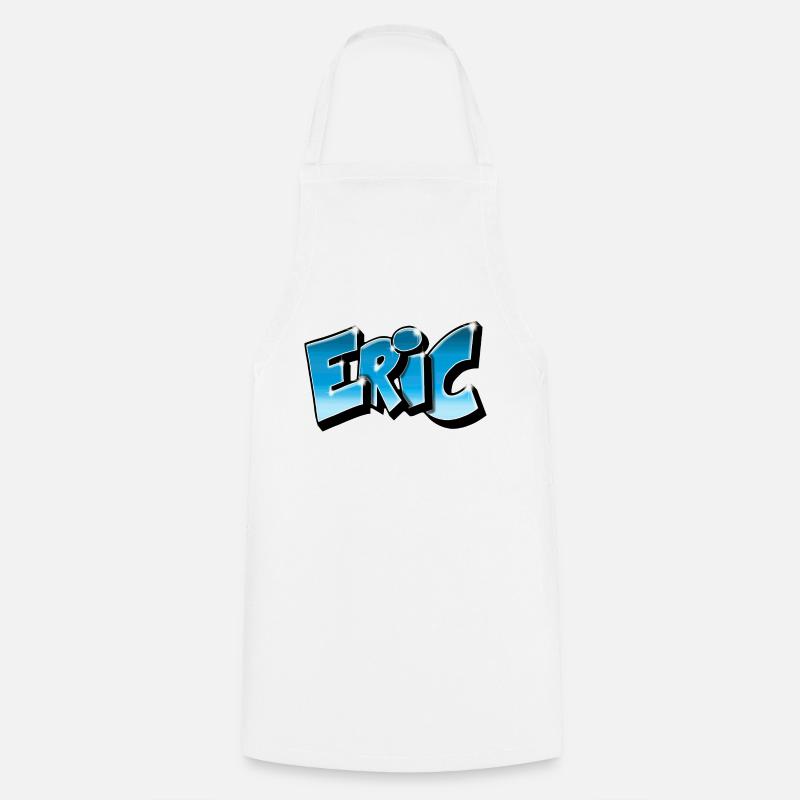 ERIC GRAFFITI TAG PRINTABLE BY MAX LE TAGUEUR - Tablier de cuisine - blanc