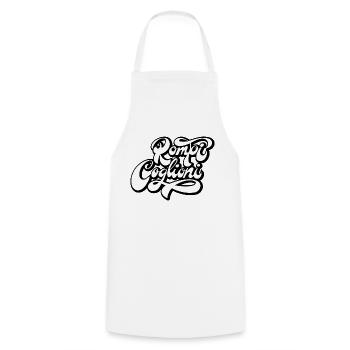 Rompi connards - Tablier de cuisine - blanc - Devant - AI Model Male 185 dark (185cm)