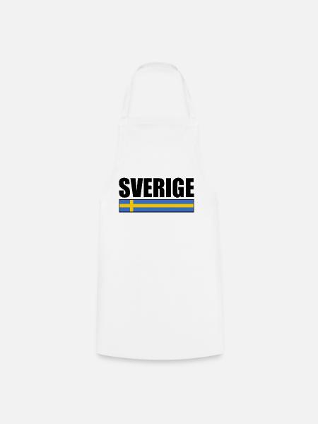 sverige - Kochschürze - Weiß