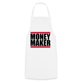 Bar Logo Money Maker - Cooking Apron - white - Front - AI Model Male 185 dark (185cm)