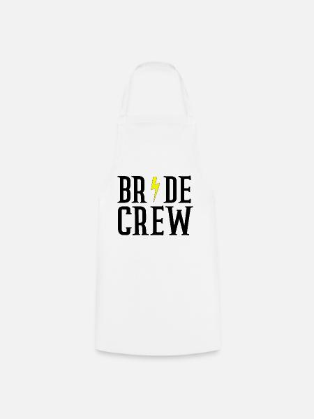 Braut Crew - Kochschürze - Weiß
