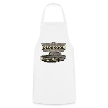 El Camino - Cooking Apron - white - Front - AI Model Male 185 dark (185cm)