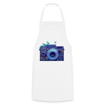 Photographer Camera Photographers Funny Photography - Cooking Apron - white - Front - AI Model Male 185 dark (185cm)