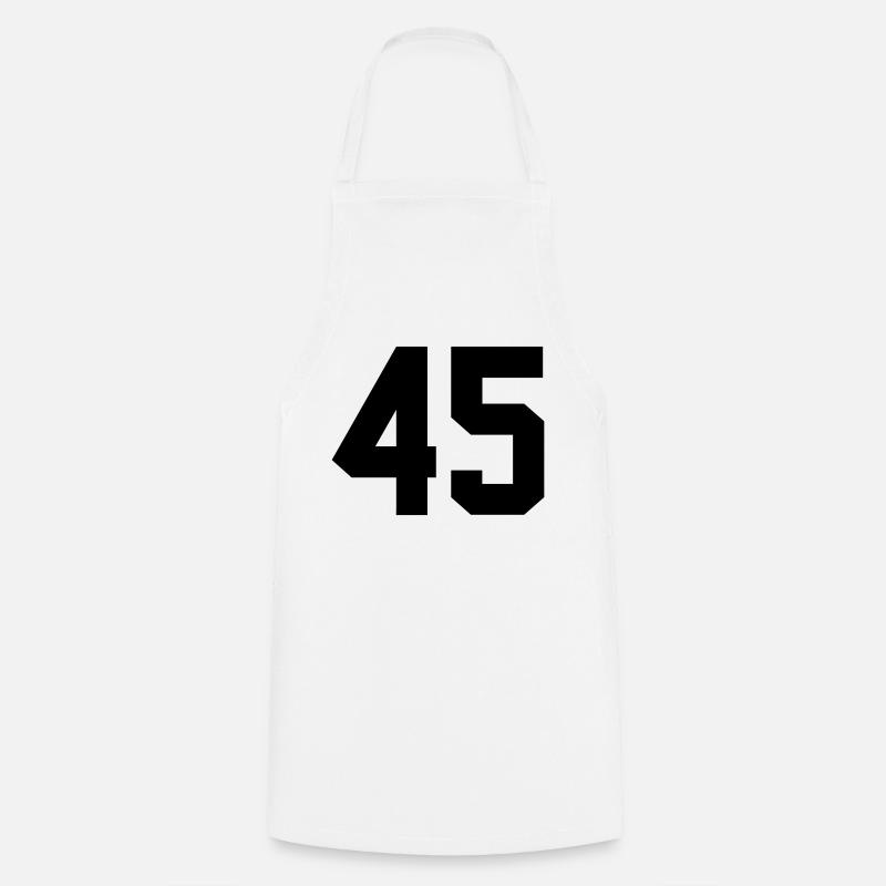 45 - Tablier de cuisine - blanc