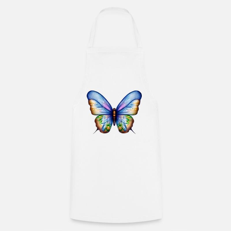 Papillon Insecte Animal Papillon - Tablier de cuisine - blanc