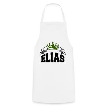 Elias - Cooking Apron - white - Front - AI Model Male 185 dark (185cm)