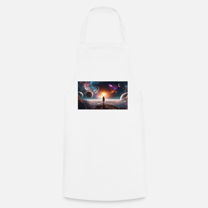 Vue dans l’espace - Tablier de cuisine - blanc