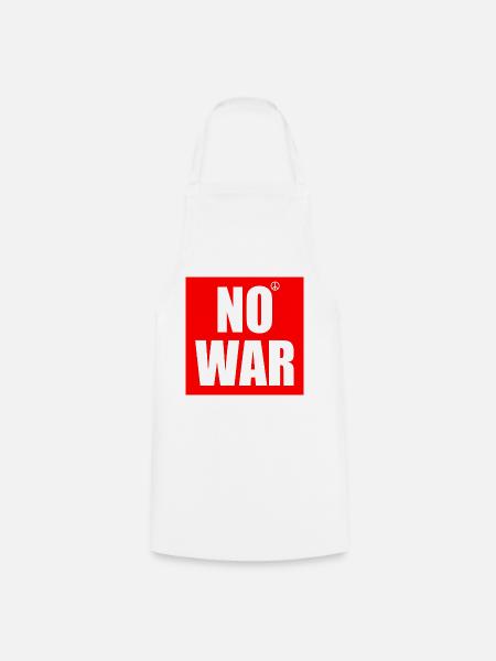 No war - Kochschürze - Weiß
