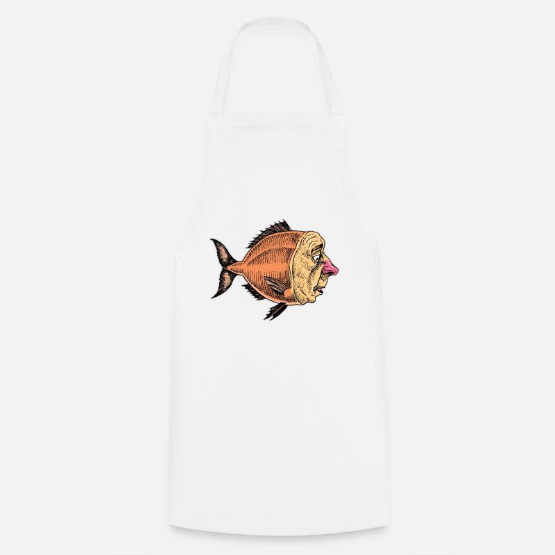 POISSON PAYASO - Tablier de cuisine - blanc
