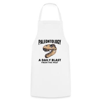 Fossil Hunting Paleontology Dinosaur Prehistoric - Cooking Apron - white - Front - AI Model Male 185 dark (185cm)
