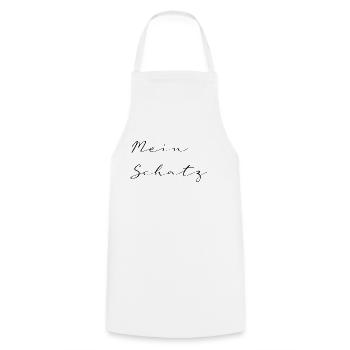 Sweetheart - Cooking Apron - white - Front - AI Model Male 185 dark (185cm)