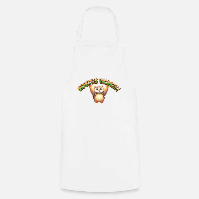 Chouettes Vacances 1 - Tablier de cuisine - blanc