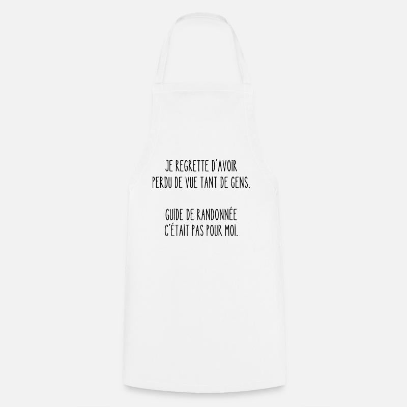 perdus tant de gens - Tablier de cuisine - blanc