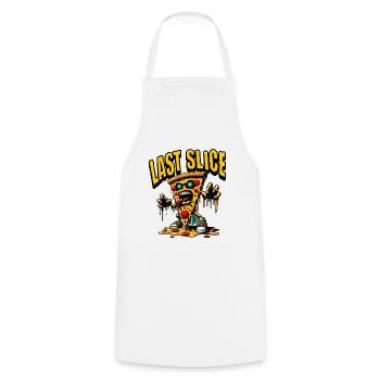 Last Slice - Cooking Apron - white - Front - AI Model Male 185 dark (185cm)