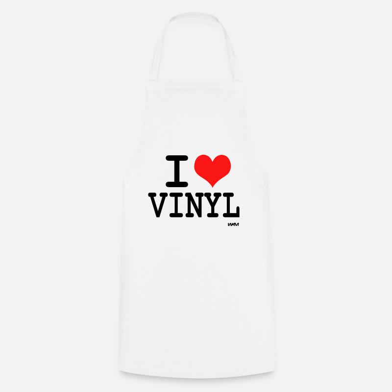 vinyl - Cooking Apron - white