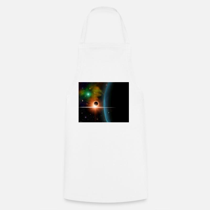 Planete - Tablier de cuisine - blanc
