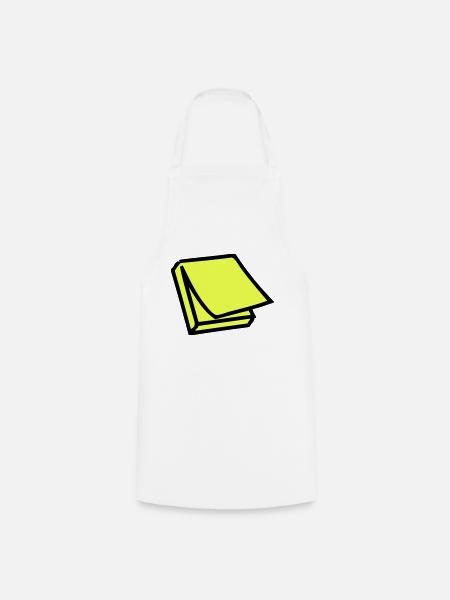 Postit - Kochschürze - Weiß