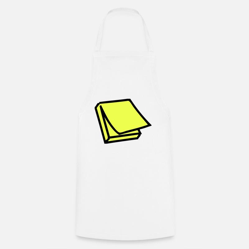 Postit - Kochschürze - Weiß