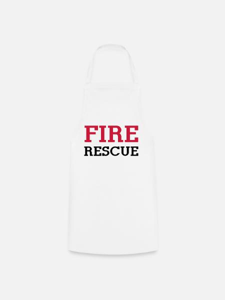 Fire Rescue - Cooking Apron - white