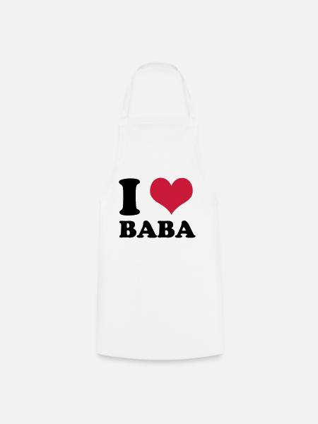 i love baba - Kochschürze - Weiß