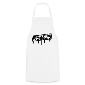 Limited Edition Graffiti Logo - Tablier de cuisine - blanc - Devant - AI Model Male 185 dark (185cm)
