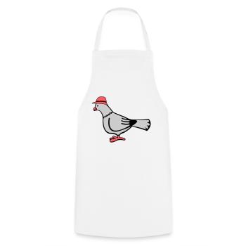 Dove - Cooking Apron - white - Front - AI Model Male 185 dark (185cm)