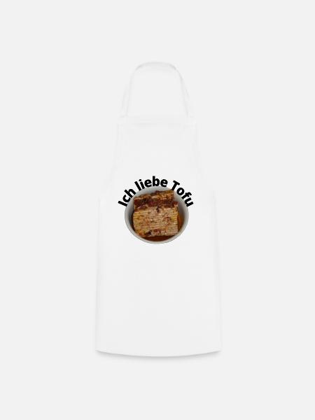 Ich liebe Tofu - Kochschürze - Weiß
