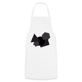 Formen - Kochschürze - Weiß - Vorne - AI Model Male 185 dark (185cm)