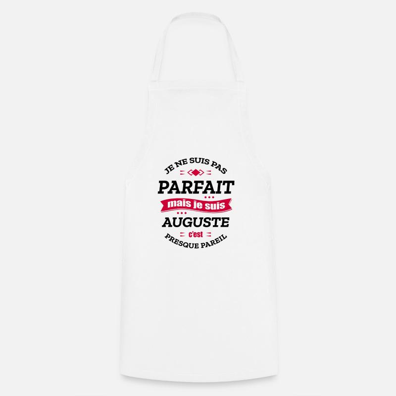 AUGUSTE PARFAIT - PRENOM AUGUSTE - Tablier de cuisine - blanc