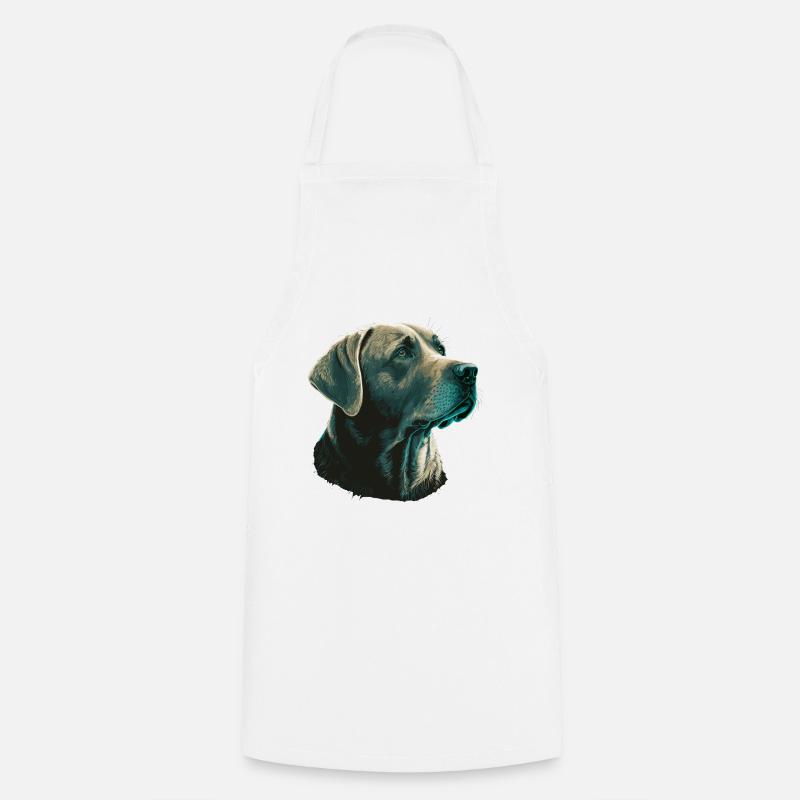 Labrador retriever brillant - Tablier de cuisine - blanc