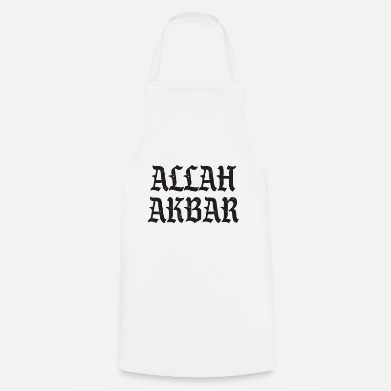 Allah Akbar - Tablier de cuisine - blanc