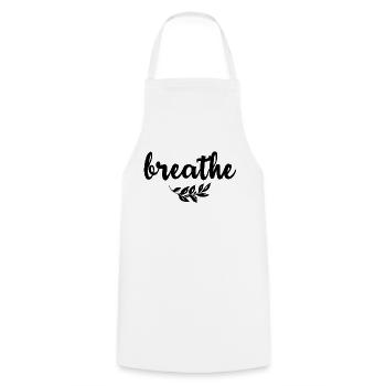 Cooler Yoga Spruch Geschenk Yogi - Kochschürze - Weiß - Vorne - AI Model Male 185 dark (185cm)